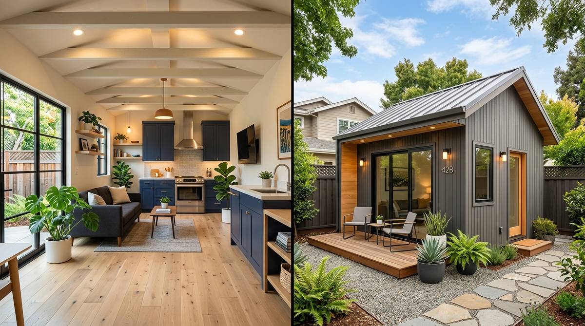Garage conversion versus ground-up ADU comparison on a San Jose residential lot