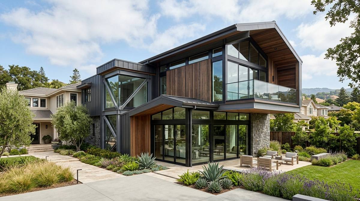 Large San Jose home addition with structural complexity and premium finishes illustrating Bay Area cost realities