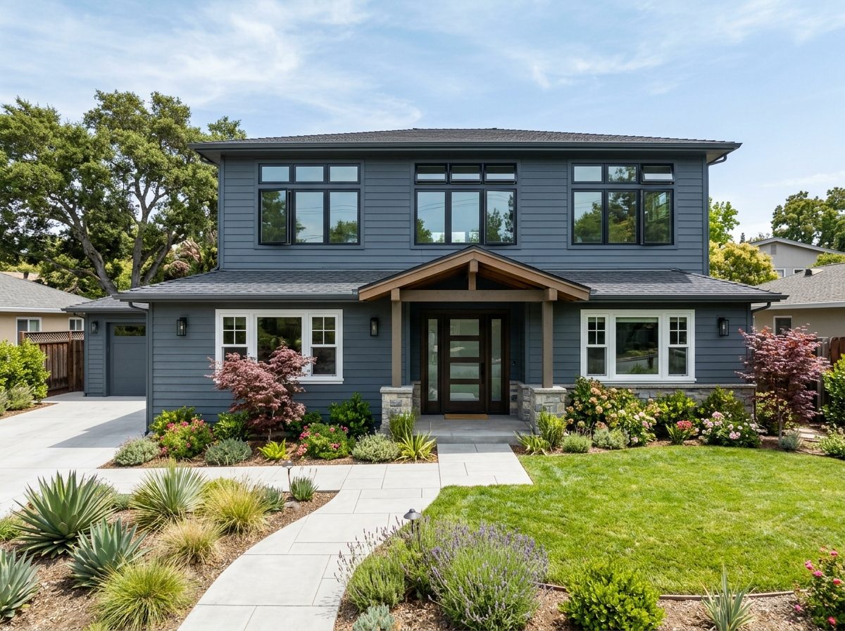 Completed second-story addition in San Jose